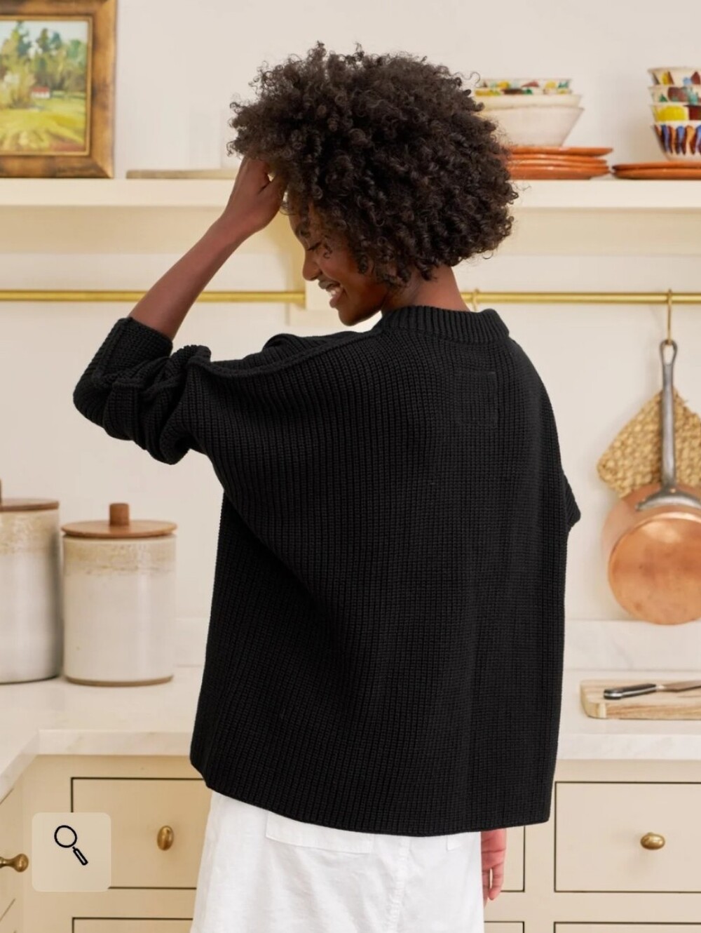 Frank & Eileen Black Montecito Sweater - Picture 7 of 7